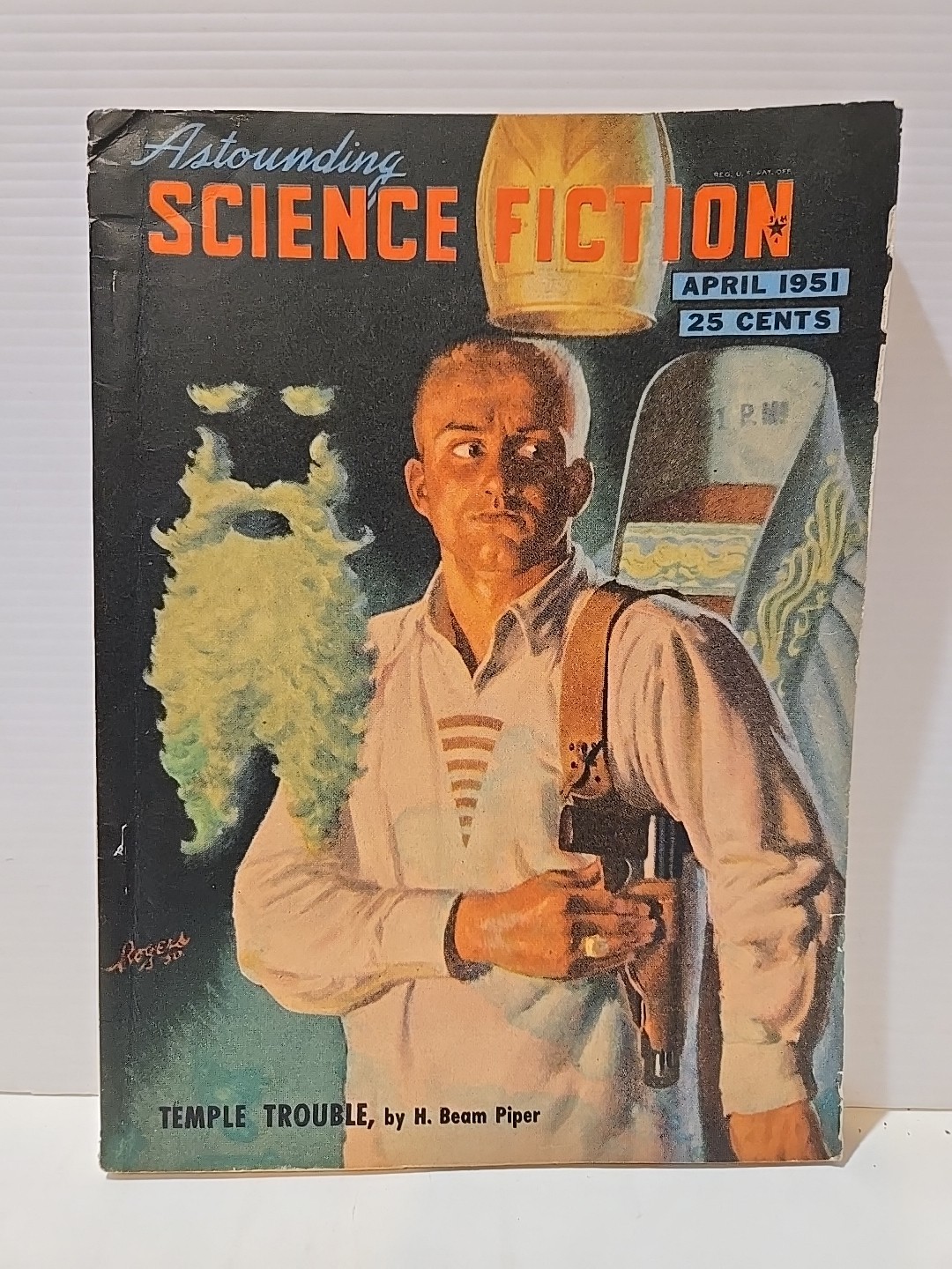 ASTOUNDING SCIENCE FICTION Apr 1951 - H. Beam Piper, Temple Trouble + More ASTOUNDING SCIENCE FICTION Apr 1951 - H. Beam Piper, Temple Trouble + More