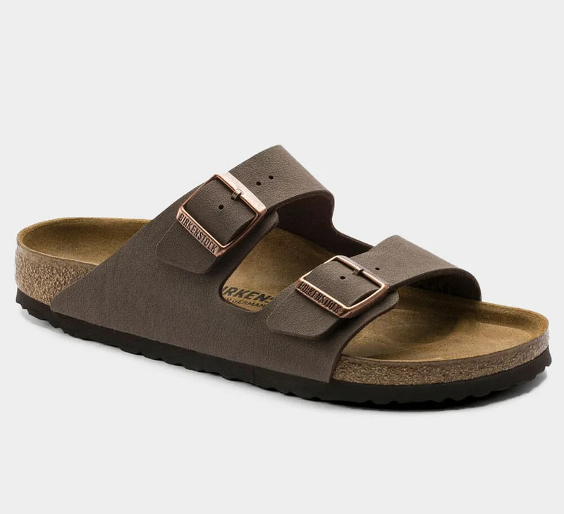 Birkenstock Arizona Men's Mocha Birkibuc Sandals Authentic New In Box