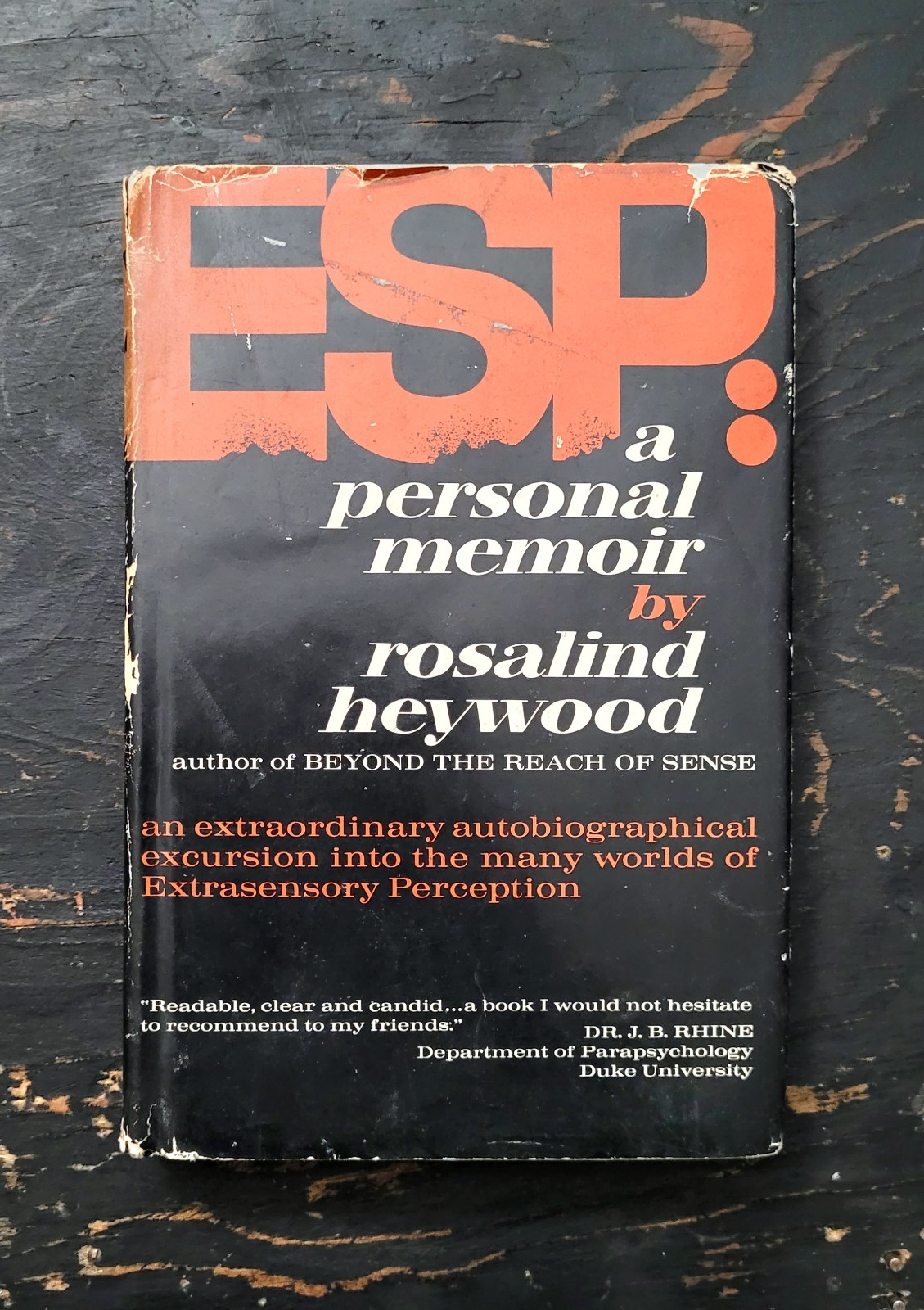 1964 ESP Heywood - Vintage Occult Book Psychic Autobiography Hardcover 