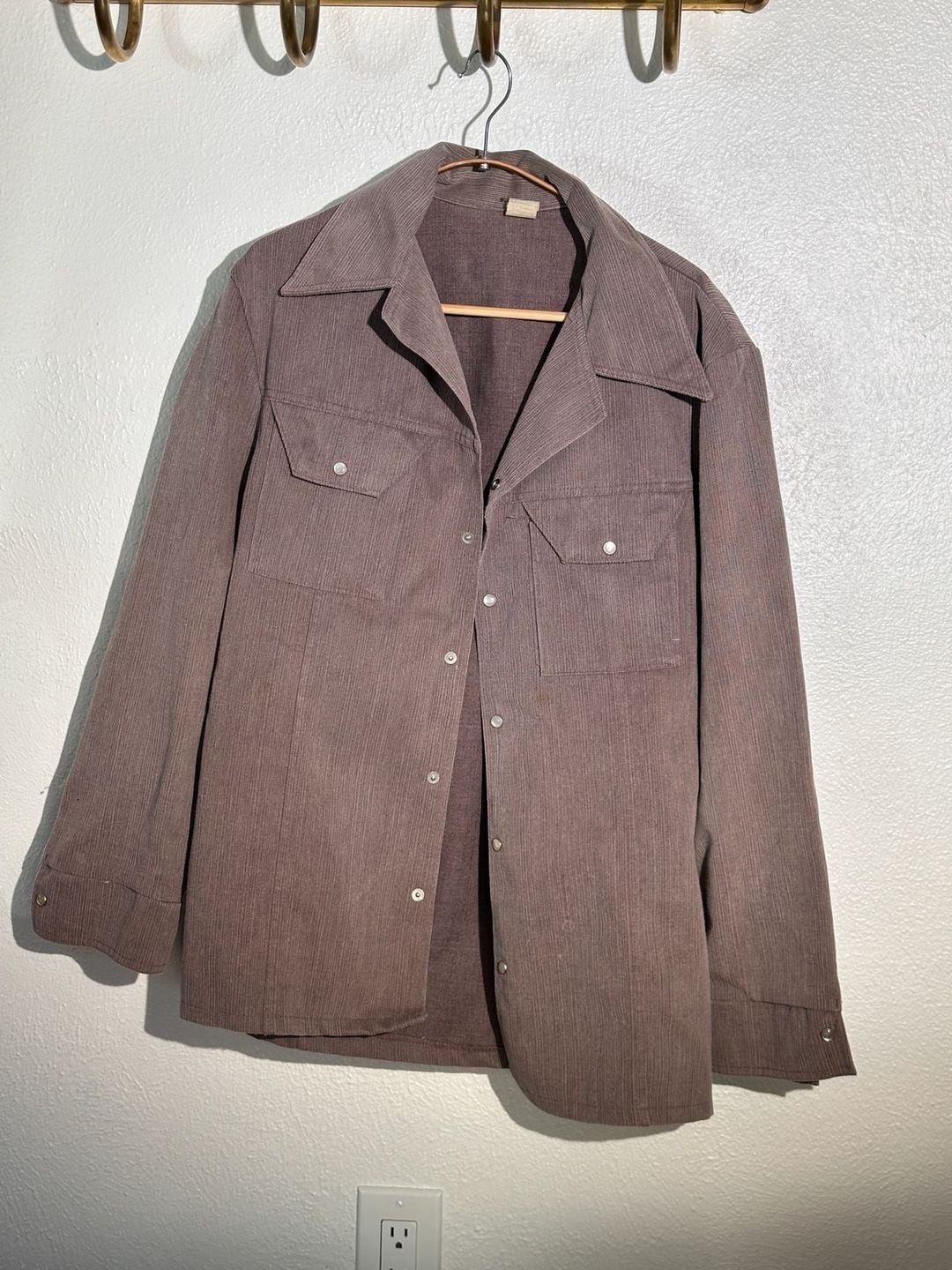 Vintage Corduroy Jacket Medium Brown Pearl Snap 1970s Vintage Corduroy Jacket Medium Brown Pearl Snap 1970s