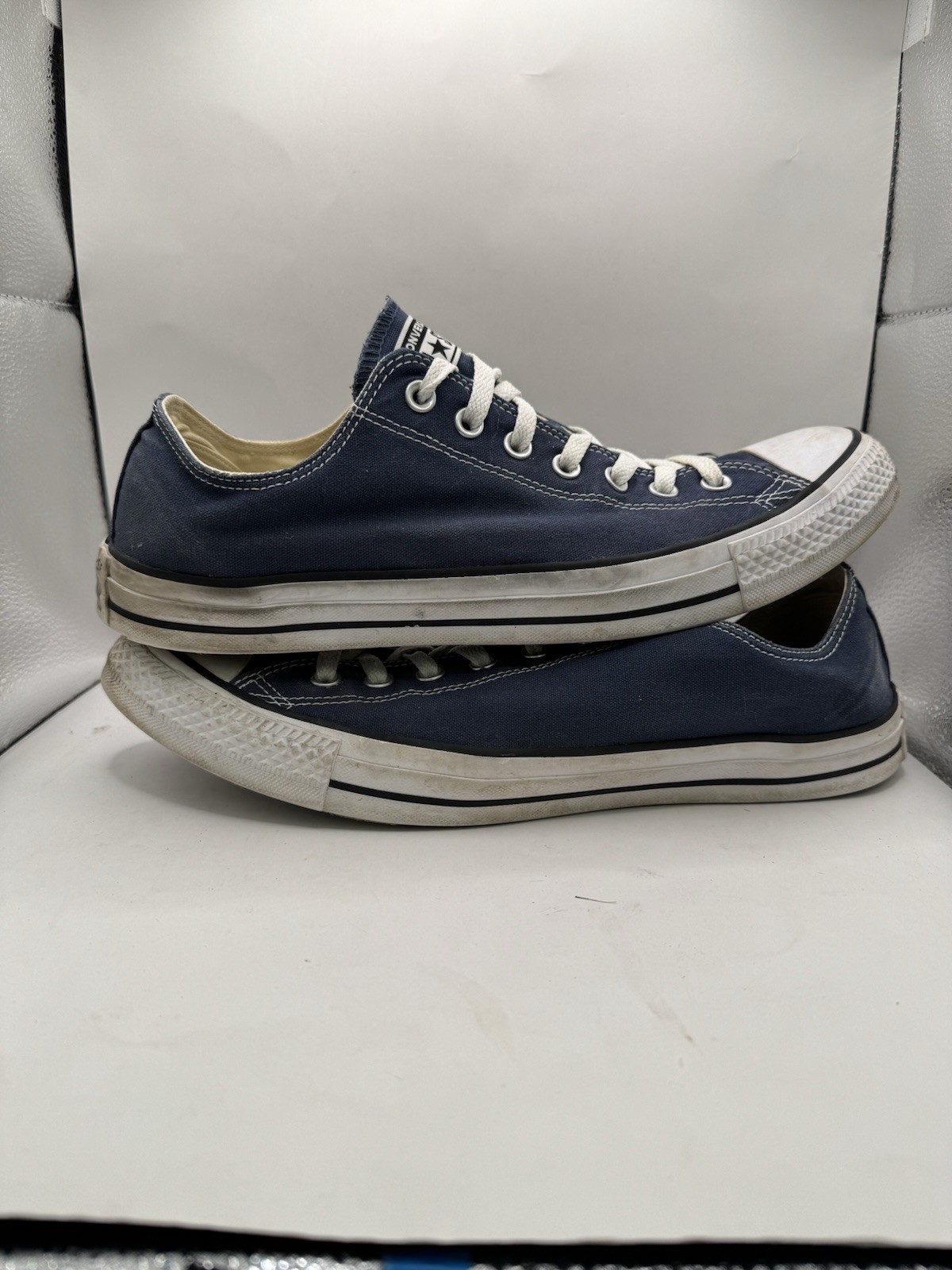 Vintage 1980s Converse Chuck Taylor All Star Lo Blue Sneakers Men’s 13 Made USA