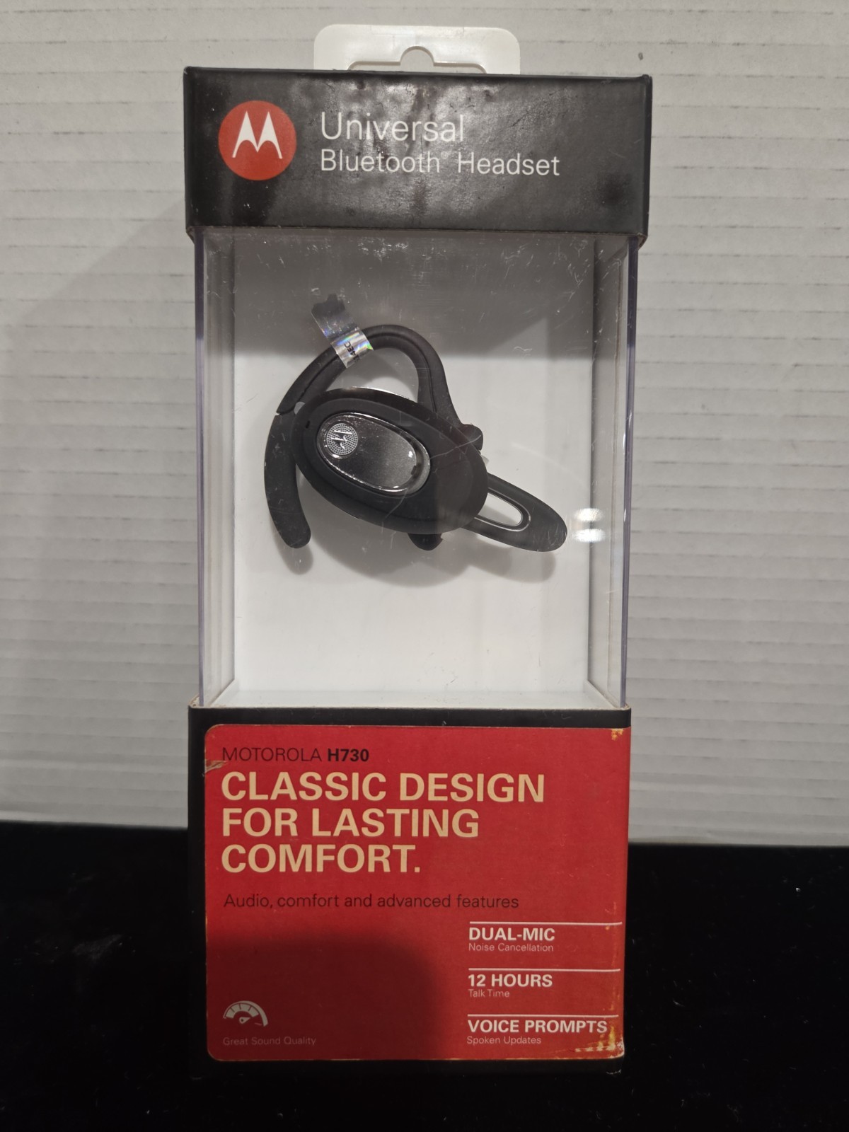 Motorola H730 Wireless Bluetooth Headset - New Dead Stock Vintage NIB Sealed