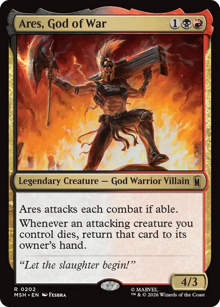 Ares, God of War Marvel Super Heroes NM MTG
