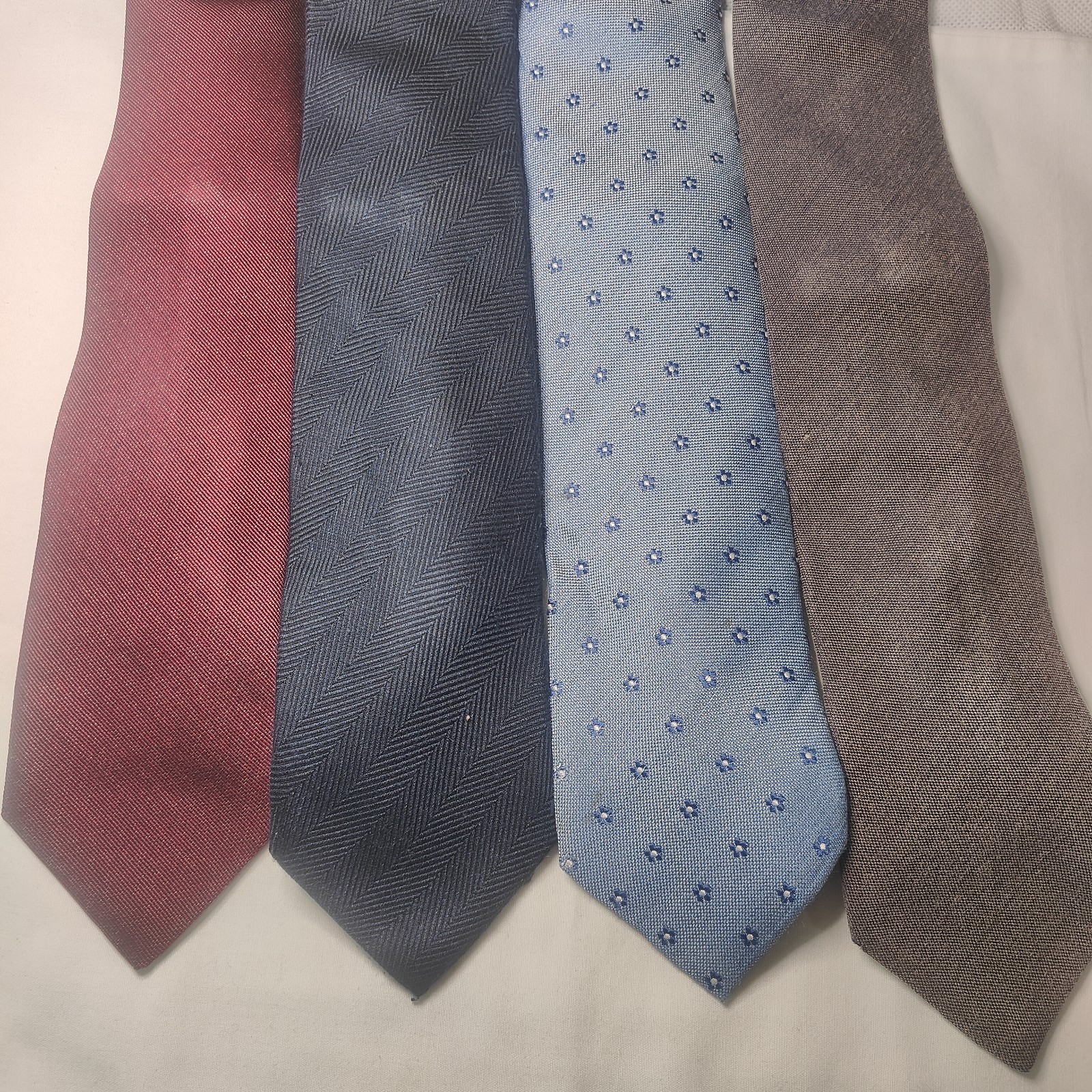 Kamakura Maker\'s Shirt RARE Tie Yamanashi Fabric Made in France & Italy Lot of 4
