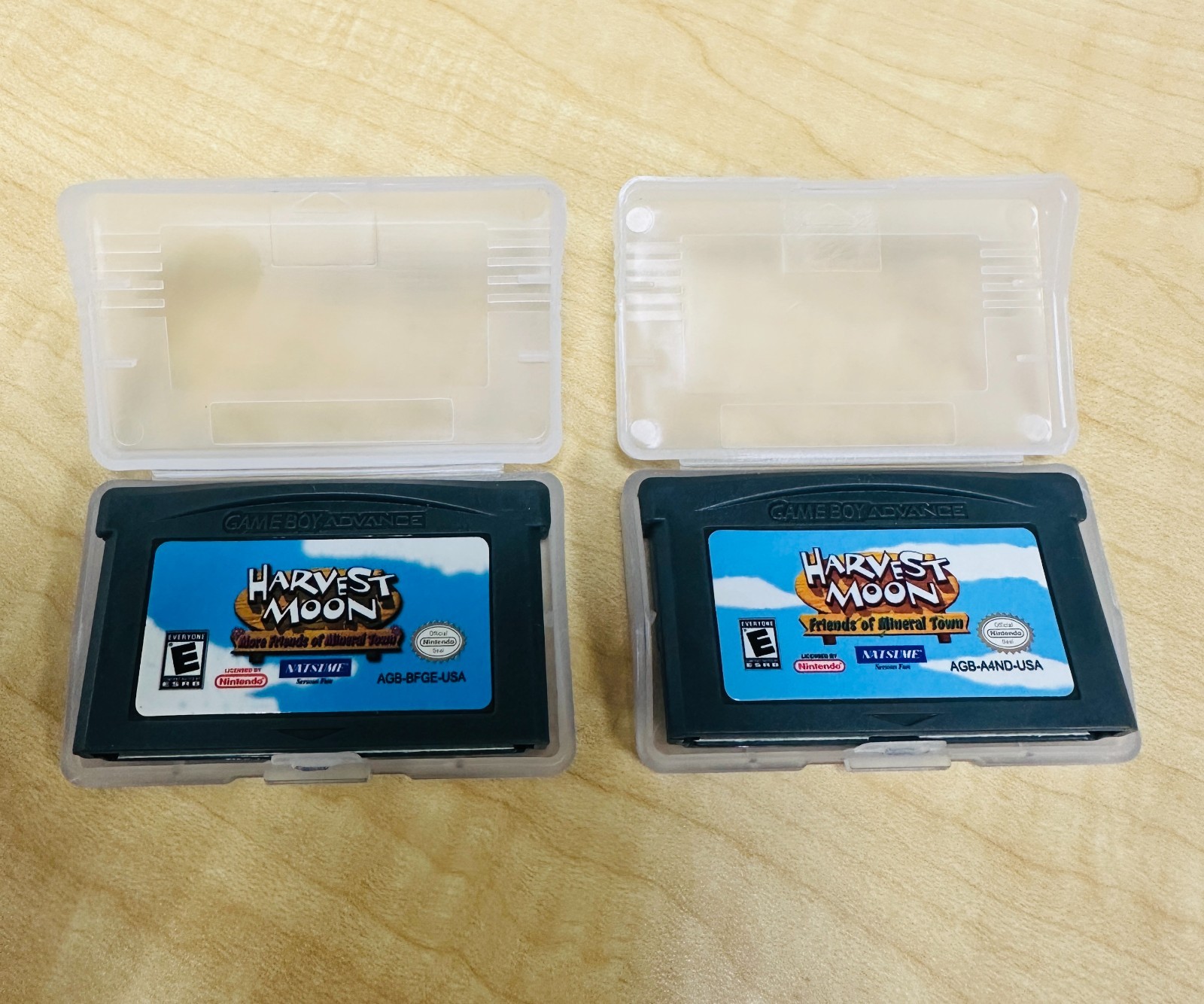 GBA Harvest Moon: Friends of Mineral Town and More Friends of Mineral Town GBA Harvest Moon: Friends of Mineral Town and More Friends of Mineral Town