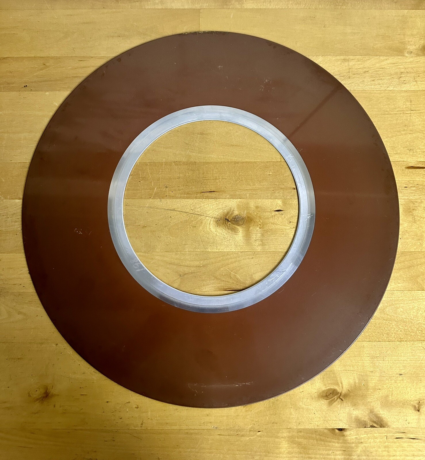 Aluminium Hard Drive Platter 14in dia Vintage Piece of Computer History