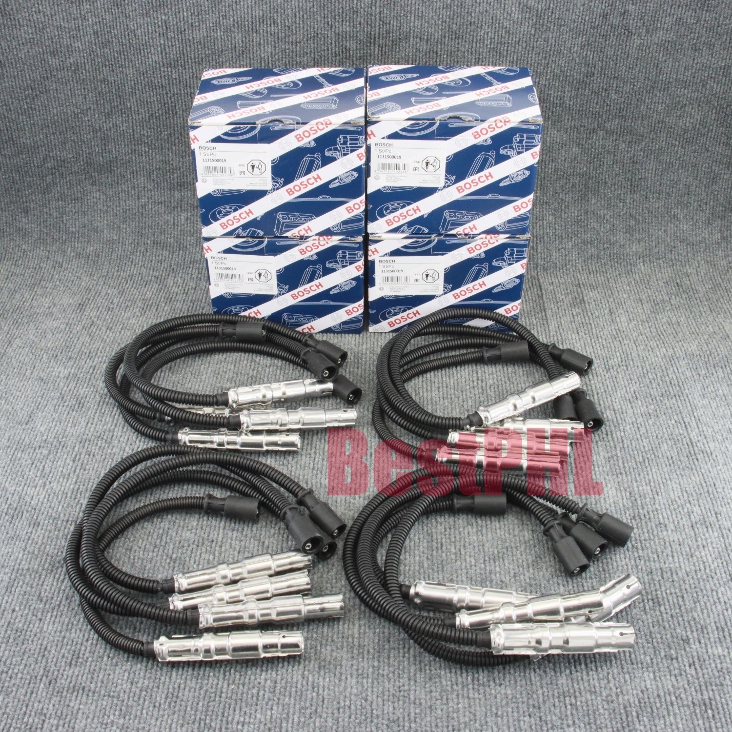 16 pcs OEM Set BOSCH Spark Plug Wire for Benz V8 8Cyl 1998-2010 09850 1131500019