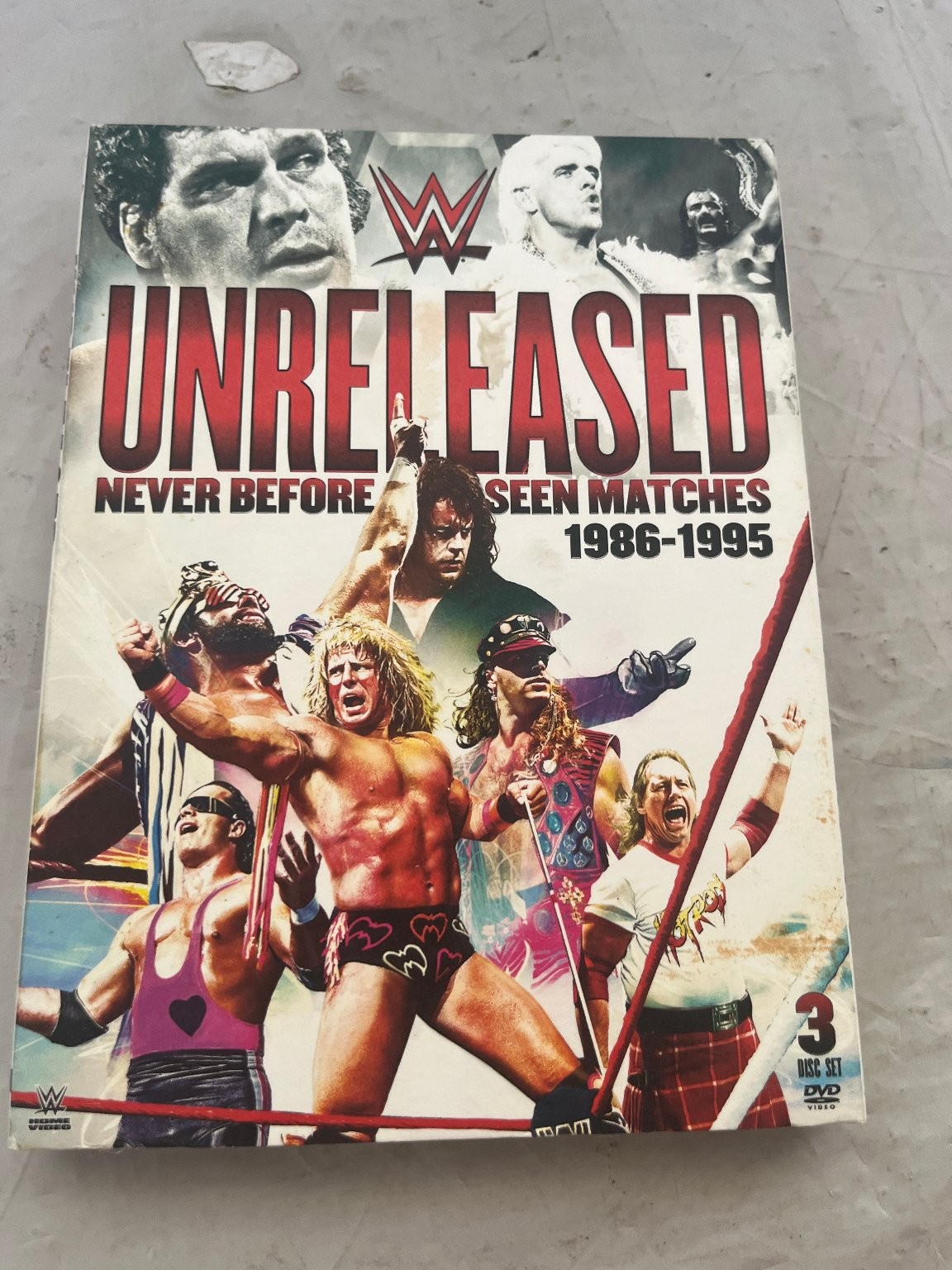 WWE Unreleased Never Before Seen Matches 1986-1995 (DVD, 3-Disc Set) Wrestling