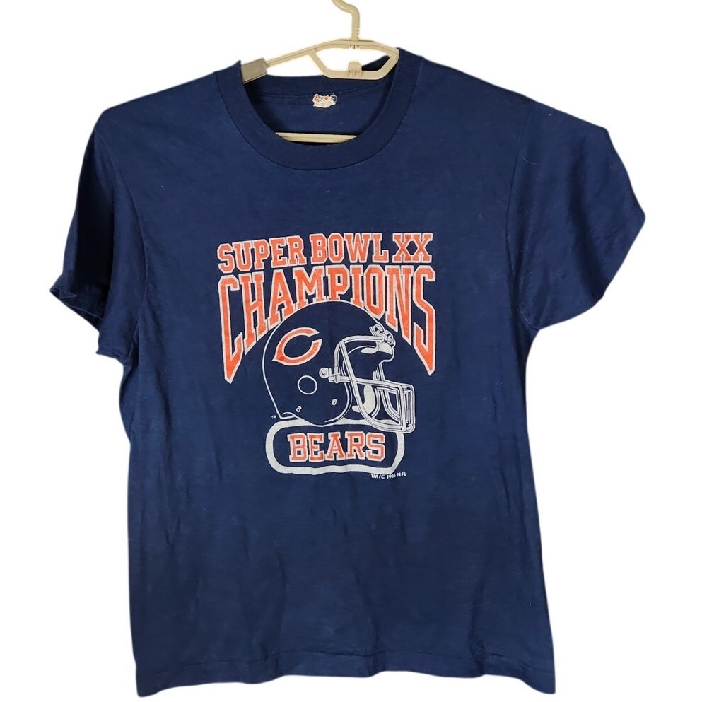 Vintage 1985 Chicago Bears Superbowl T Men\'s Large