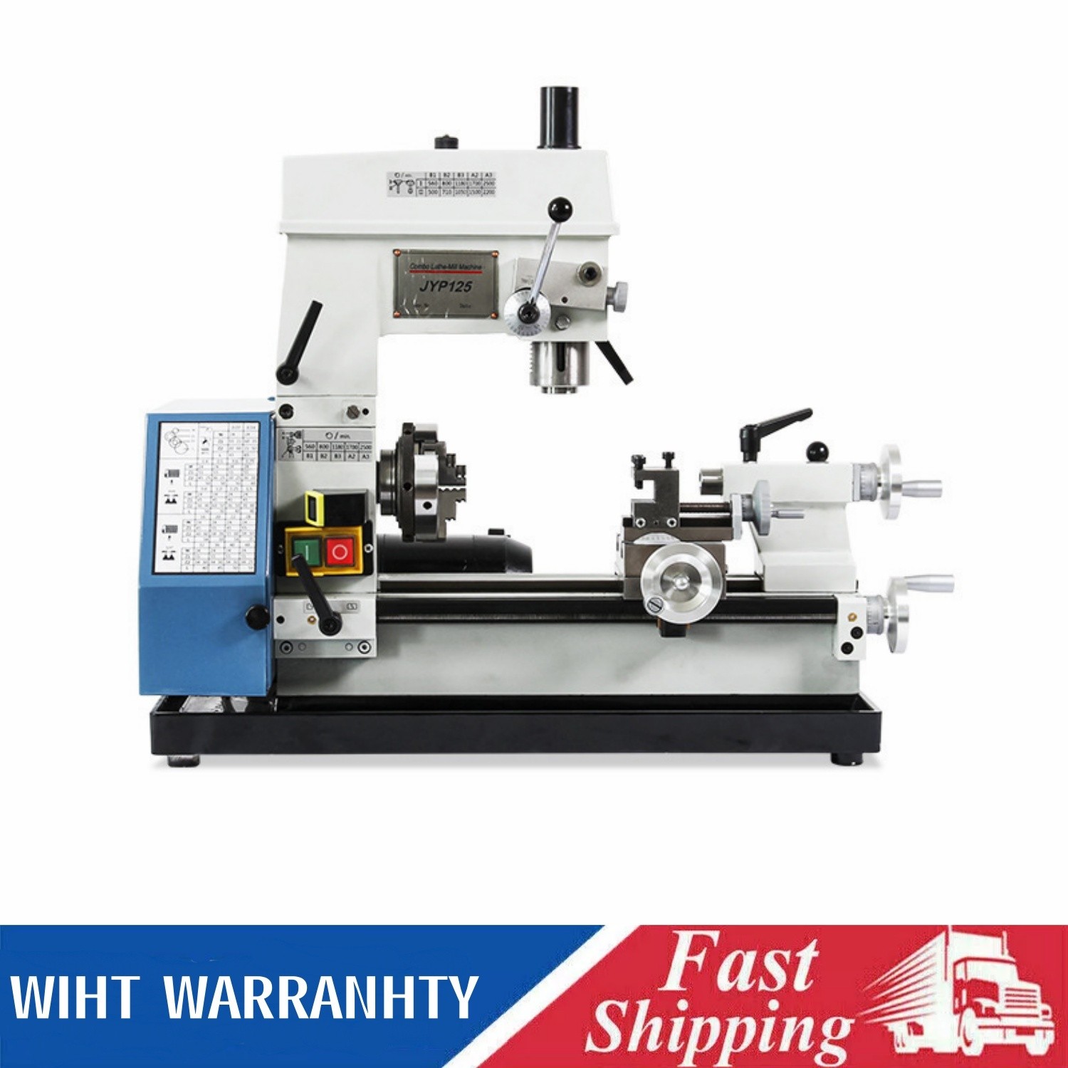 JYP125 Multifunctional Mini Machine Tool for Drilling Milling and Lathe 120W