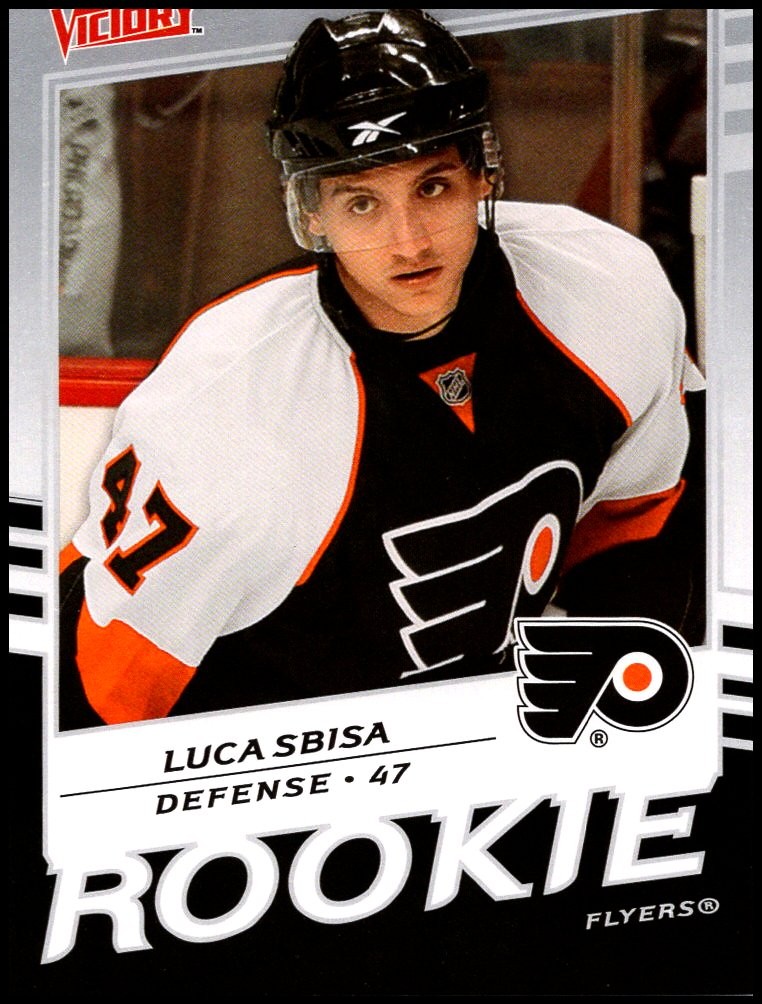 2008-09 UD Victory #344 Luca Sbisa - Rookie RC 2008-09 UD Victory #344 Luca Sbisa - Rookie RC