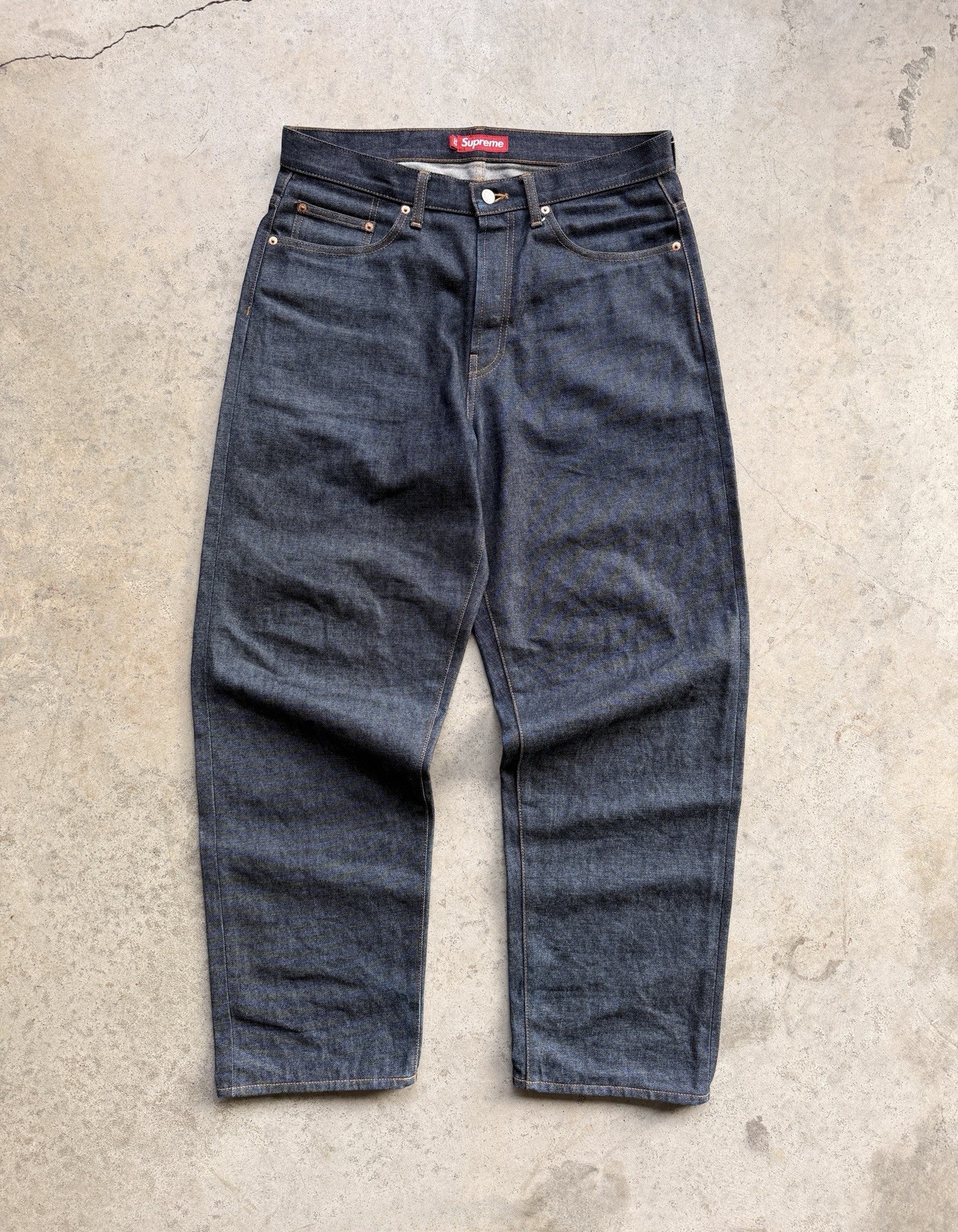 Supreme Rigid Baggy Selvedge Jean Size 32