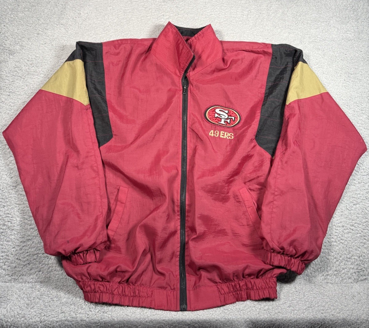 Vintage San Fransisco 49ers NFL Jacket Mens XL Red Full Zip Vintage San Fransisco 49ers NFL Jacket Mens XL Red Full Zip