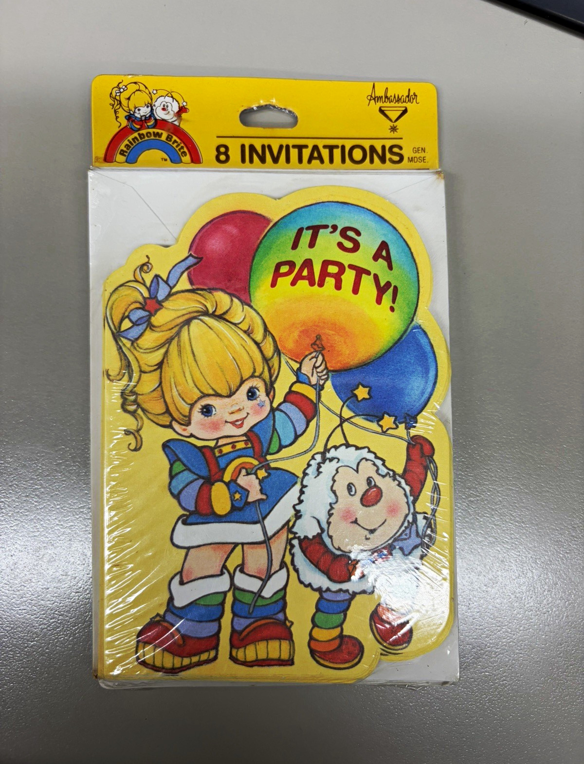 Vintage 1983 Hallmark Rainbow Brite Party Invitations Sealed Packs LOT of 2
