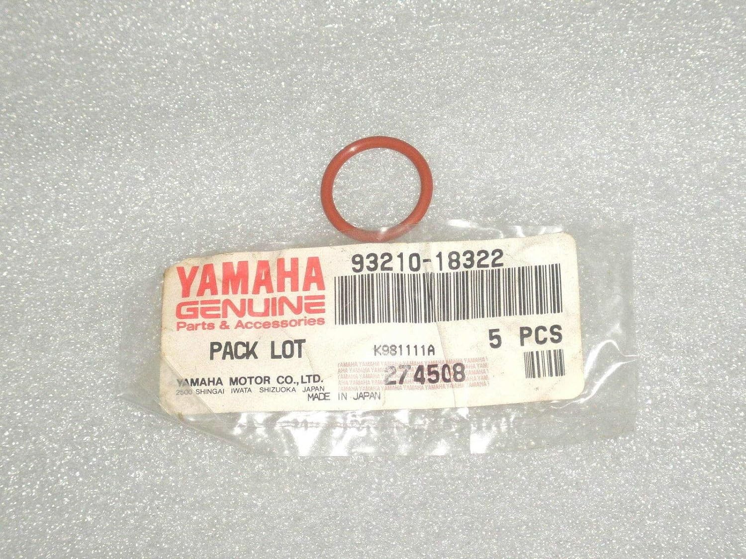 YAMAHA 93210-18322-00 O-RING*