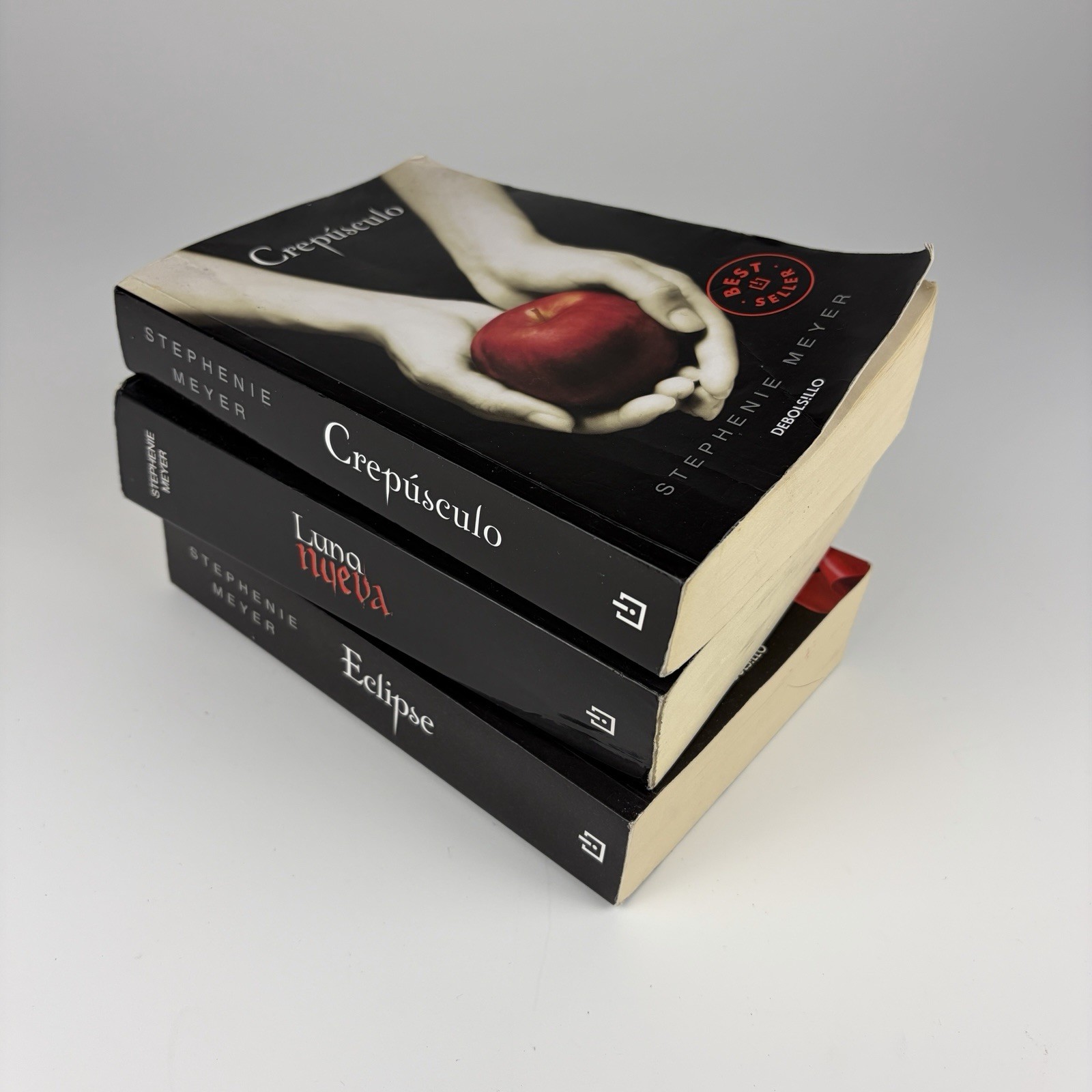 Stephenie Meyer Twilight Saga Spanish Book Lot Crepúsculo Luna Nueva Eclipse PB Stephenie Meyer Twilight Saga Spanish Book Lot Crepúsculo Luna Nueva Eclipse PB