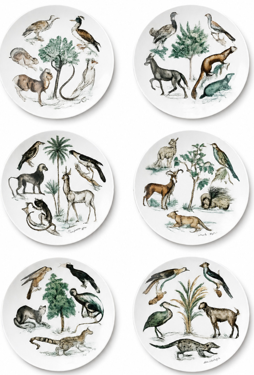CH Field Haviland Limoges Earthly Paradise 7.5\