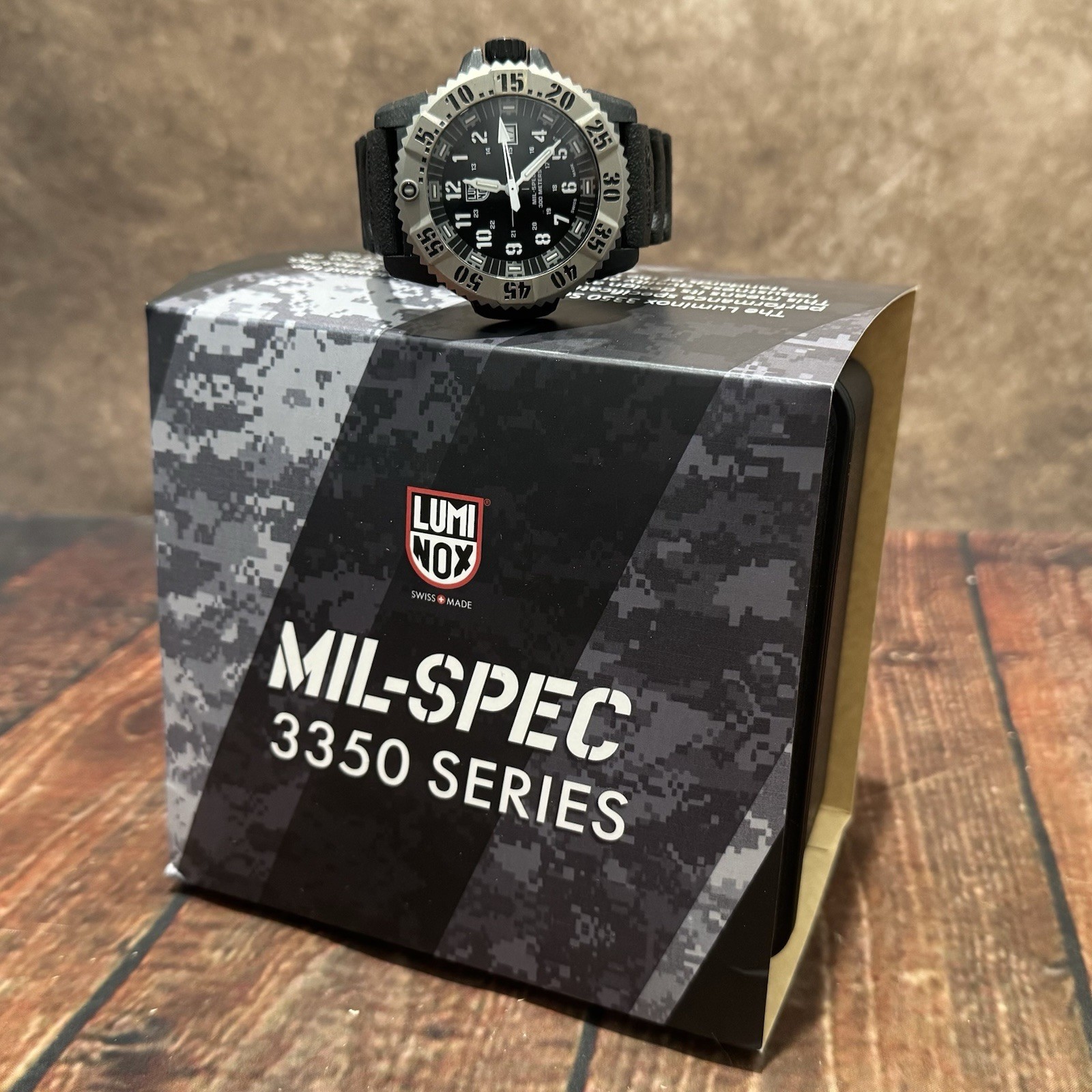 Luminox MIL-SPEC 3350 Series 46mm XL.3351 Set Black Dial Military Men\'s Watch