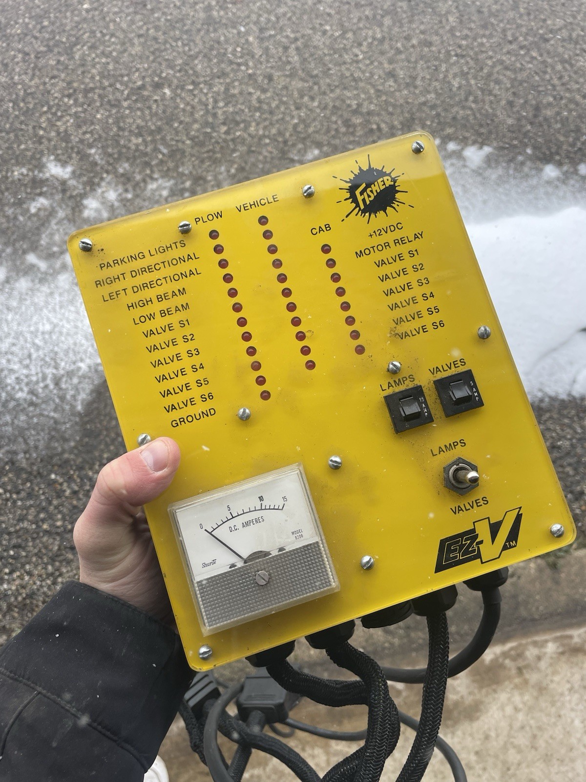 OEM Fisher Handheld Plow Test Control Panel
