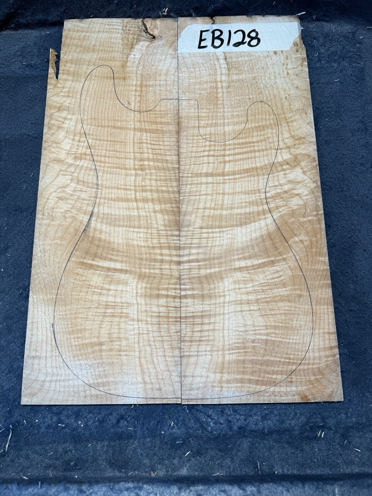 Kiln dried premium exotic flame Figured maple lam-top/guitar top