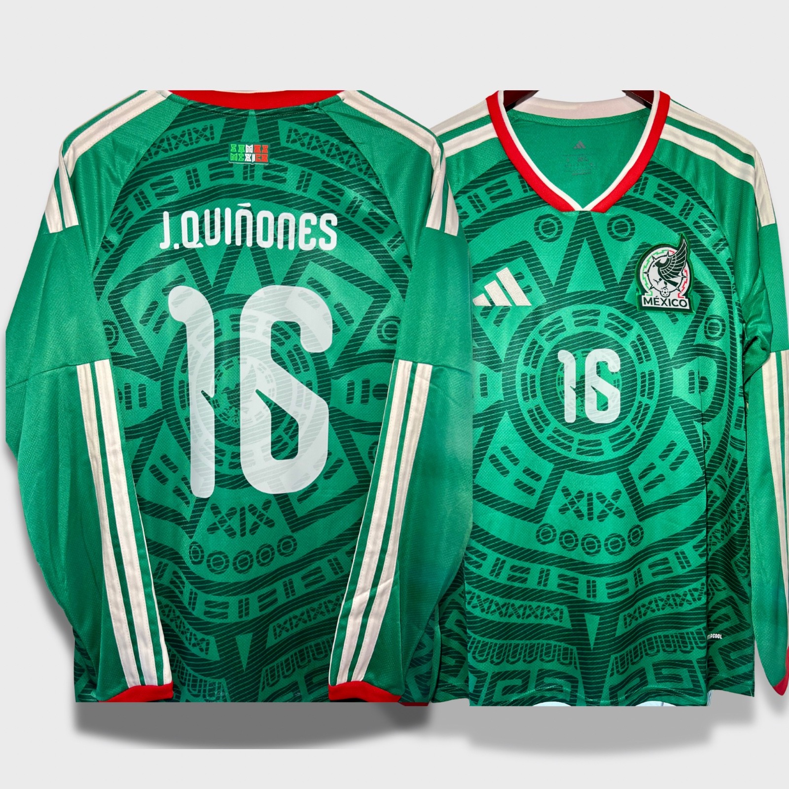 26/27 Mexico Home, Away, Third Jersey Long Sleeve M - 2XL Raúl, Mora, Quiñones