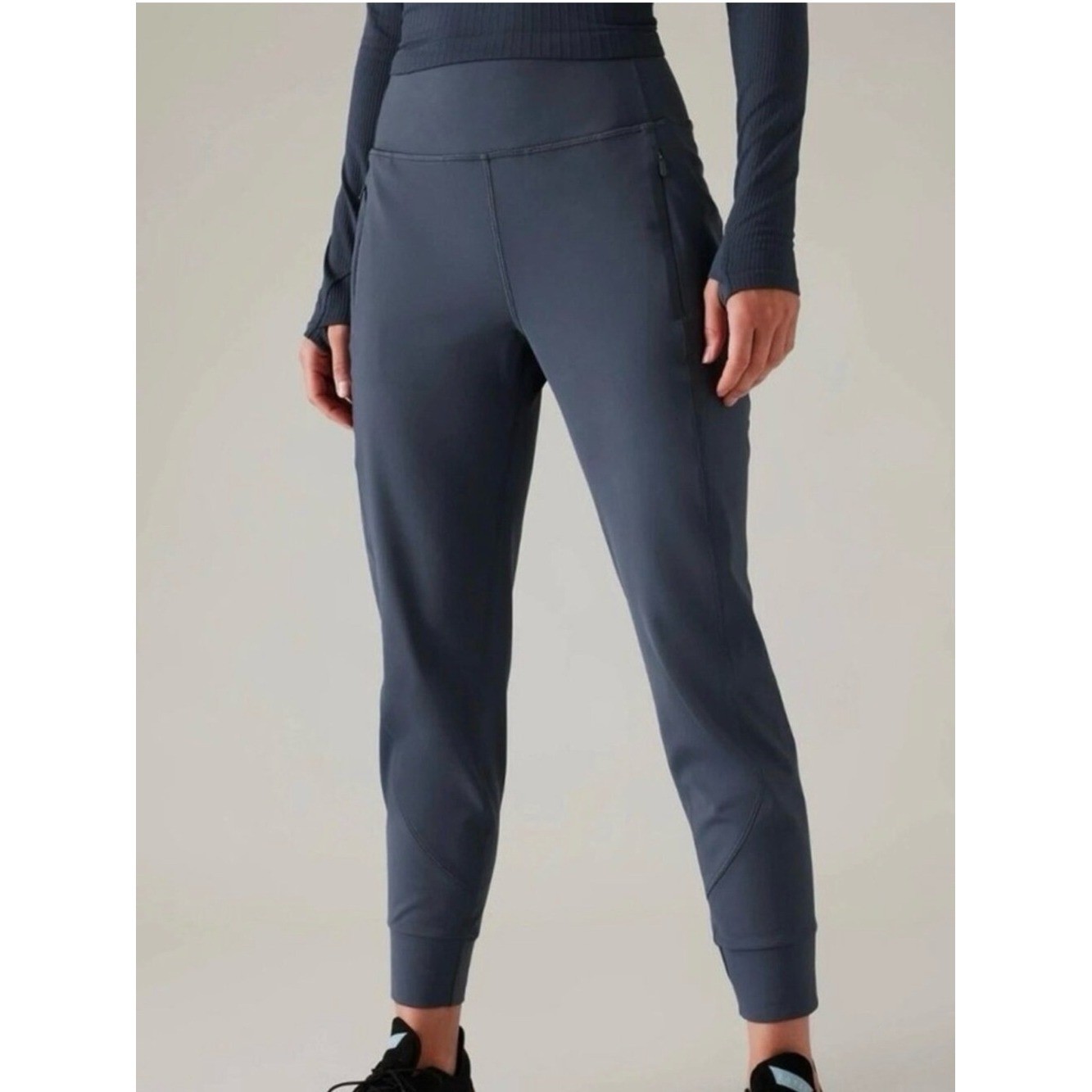 Athleta Rainer Navy High-Rise Jogger Pants