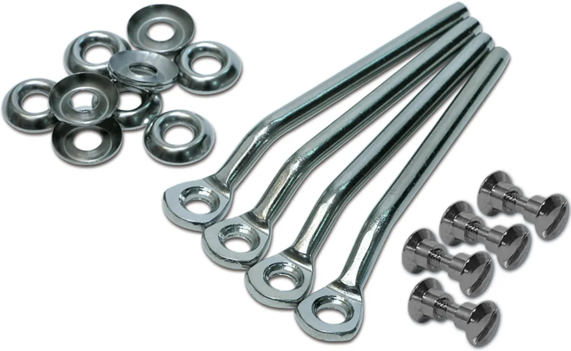 1958-1967 Corvette Sunvisor Sun Visor Shade Hardware Kit 20 Pieces C1 C2 NEW 1958-1967 Corvette Sunvisor Sun Visor Shade Hardware Kit 20 Pieces C1 C2 NEW