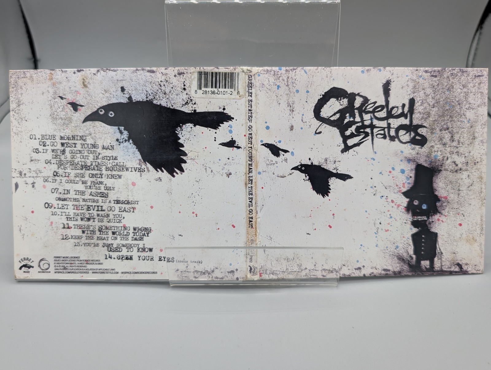 Go West Young Man Let the Evil Go East, Greely Estates, Metalcore CD VG