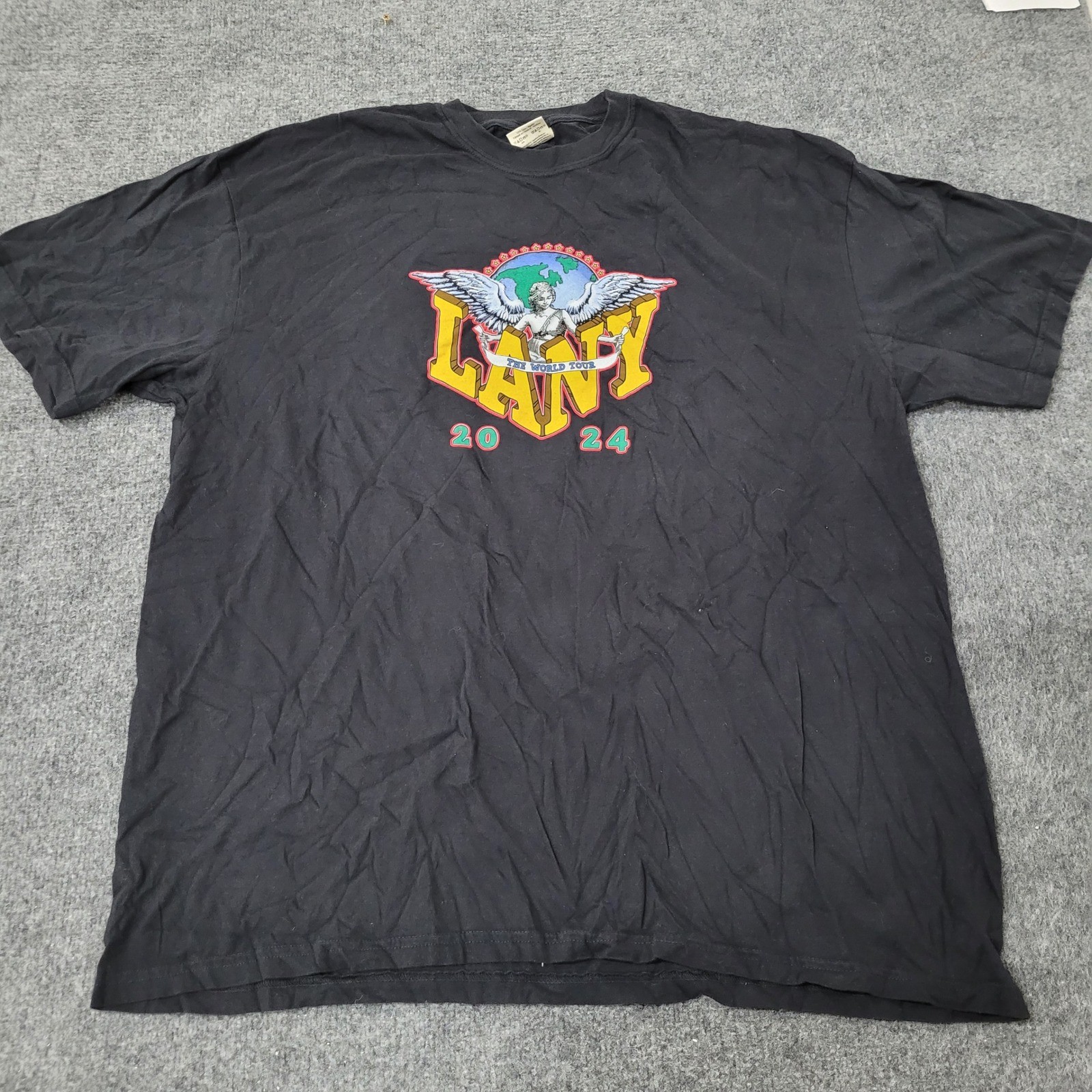LANY T-Shirt Mens Size 2XL Black The World Tour 2024 A Beautiful Blur Graphic LANY T-Shirt Mens Size 2XL Black The World Tour 2024 A Beautiful Blur Graphic