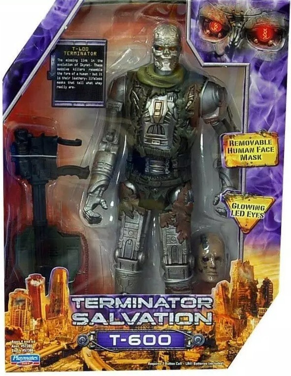 Playmates TERMINATOR Salvation T-600 Glowing Red LED Eyes 11