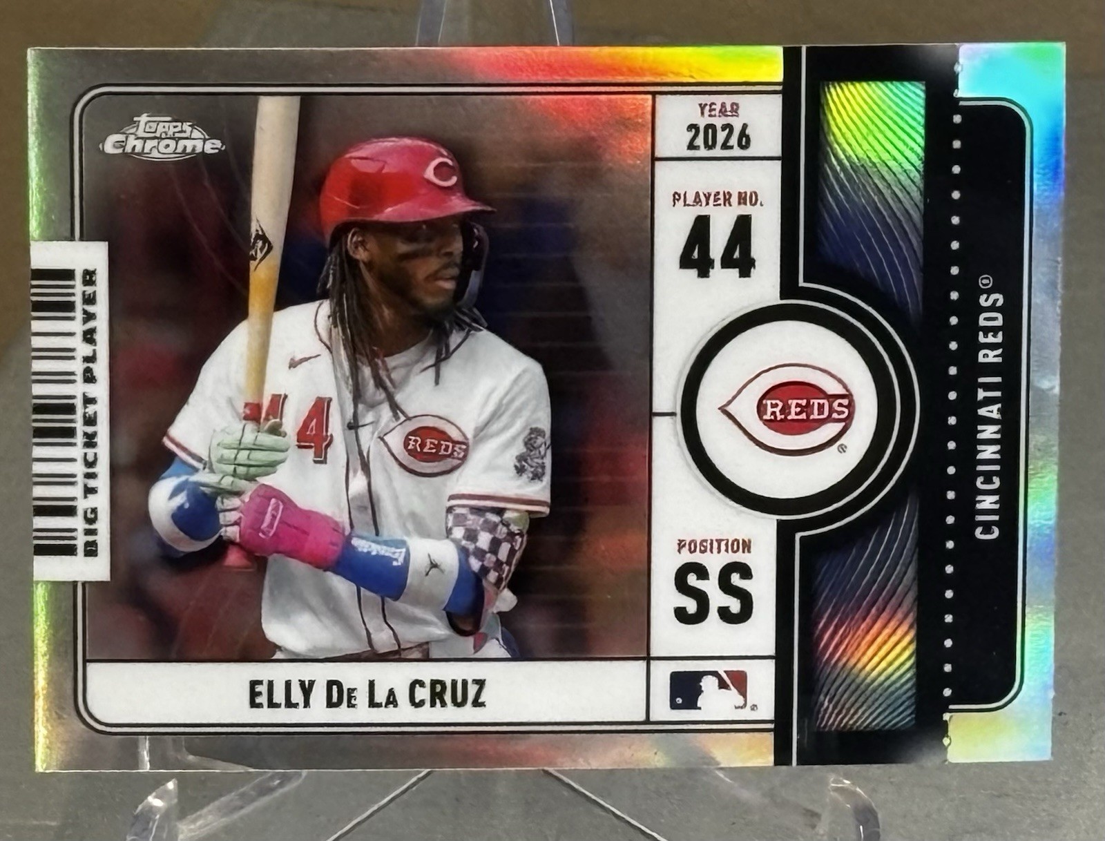 2024 2026 Elliy De La Cruz Reds Lot Of 5 Topps Chrome RC 