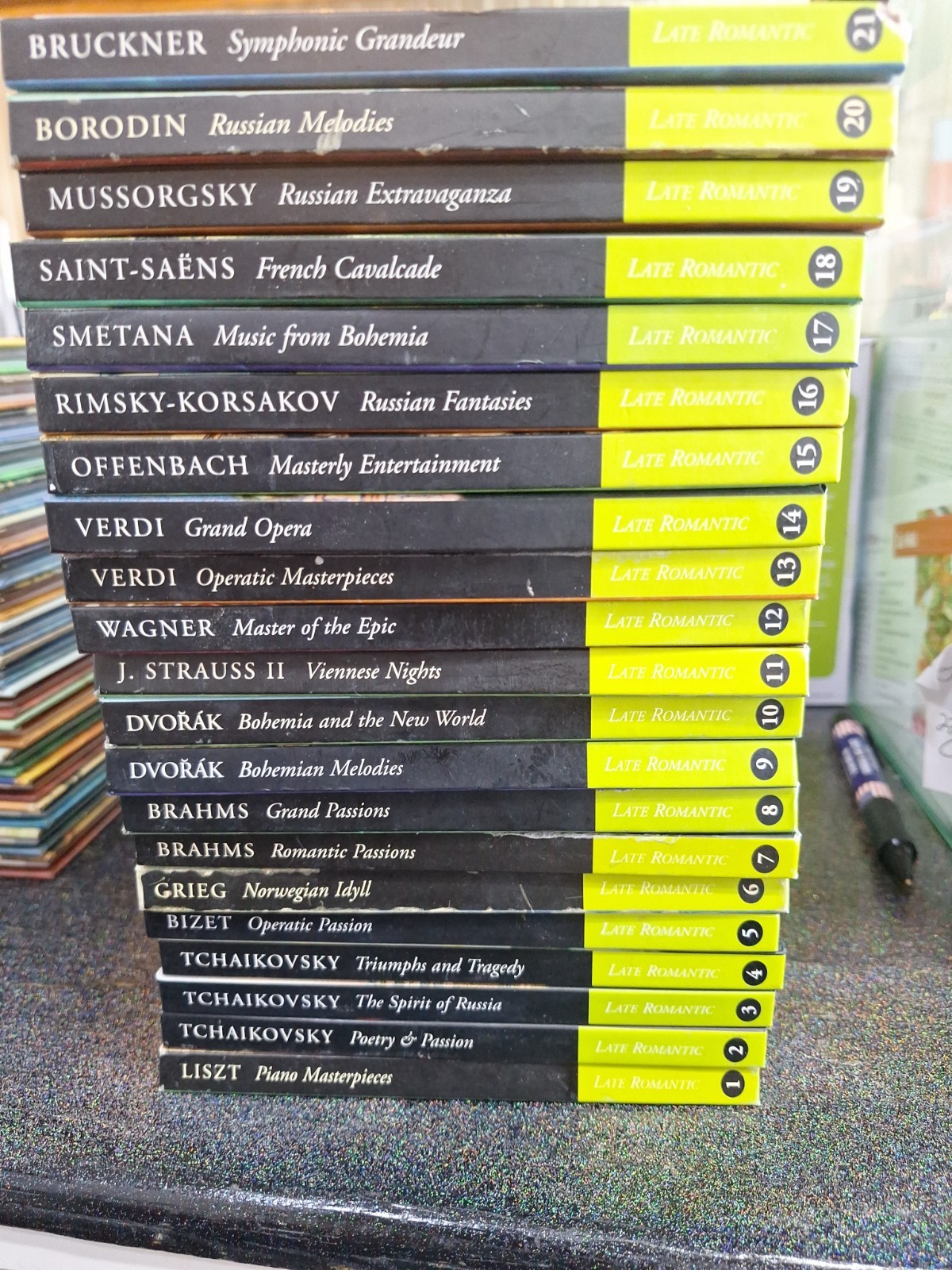 Classic Composers CDs 1-21 W/ Books Bizet, Grieg, Brahms,Dvorak,Verdi CDs Classic Composers CDs 1-21 W/ Books Bizet, Grieg, Brahms,Dvorak,Verdi CDs