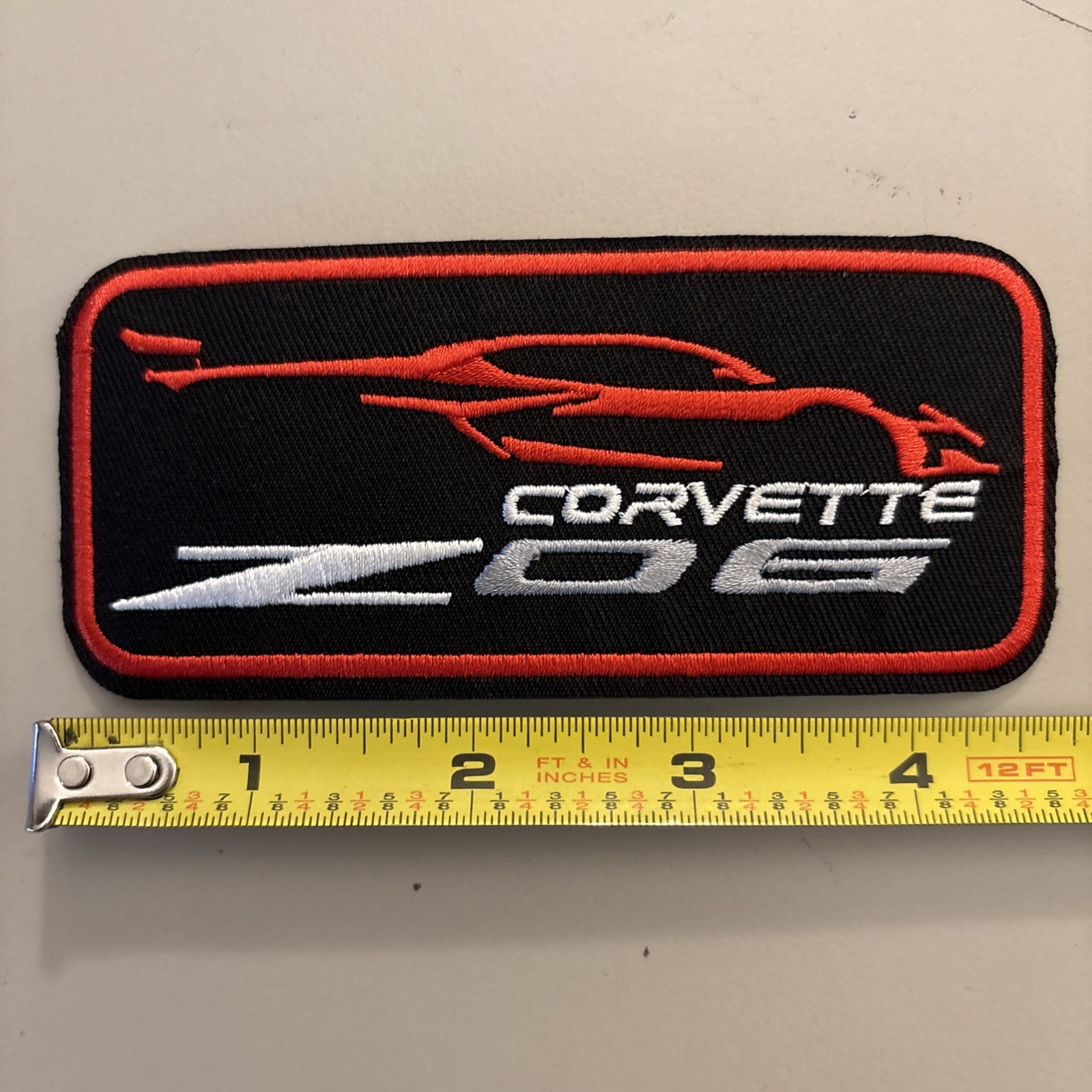 Corvette ZO6 (Embroidered Iron on patch) Chevy / Racing / Sports Car Z06