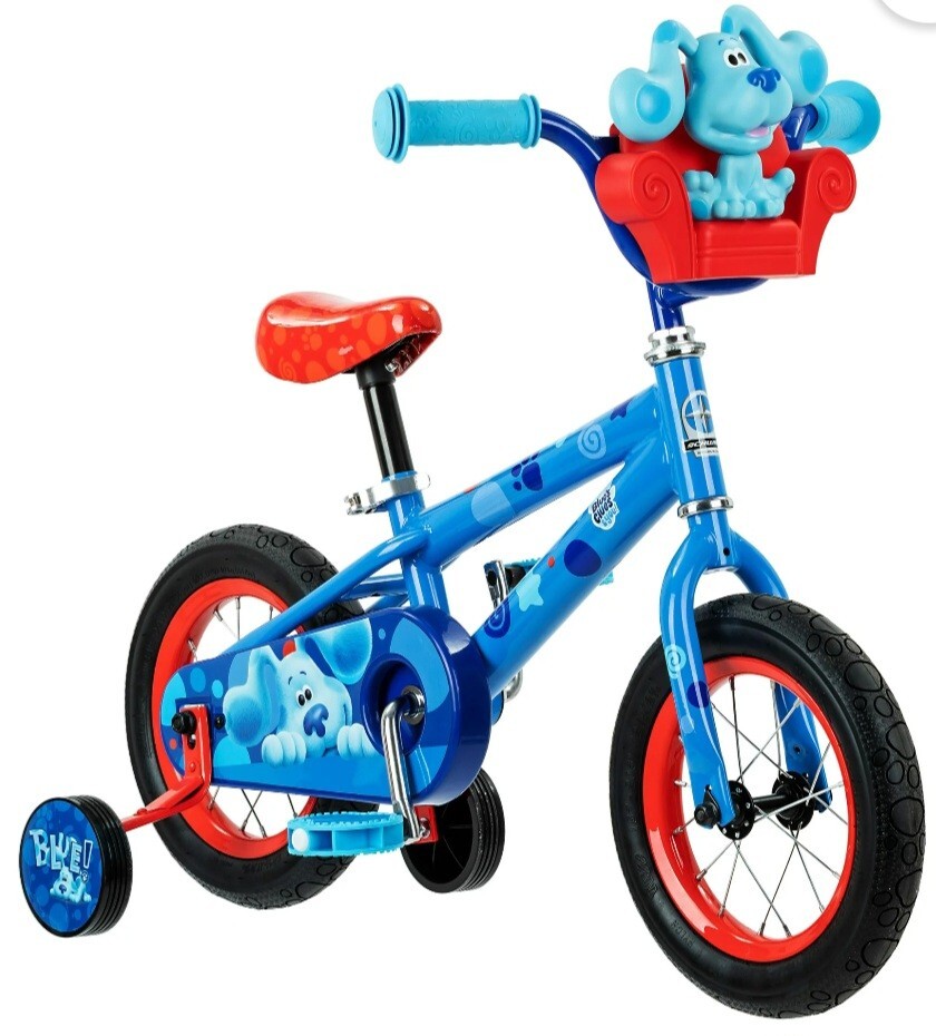 Nickelodeon Blue\'s Clues Kids Bike, 12 -Inch Wheel, Ages 2 to 4, Blue Nickelodeon Blue\'s Clues Kids Bike, 12 -Inch Wheel, Ages 2 to 4, Blue