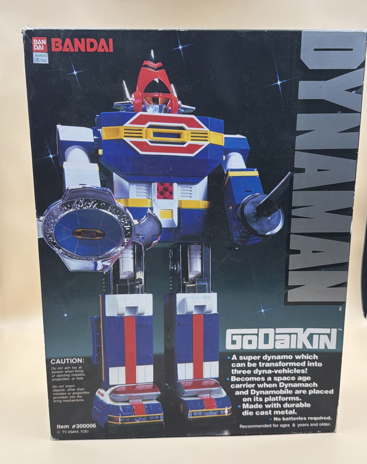 Vintage 1984 Bandai Godaikin Dynaman DX Robot – Original Box – Made in Japan Vintage 1984 Bandai Godaikin Dynaman DX Robot – Original Box – Made in Japan