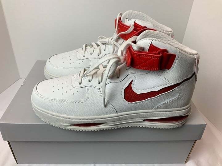 Nike Air Force 1 Mid Evo “White University Red” Size 10