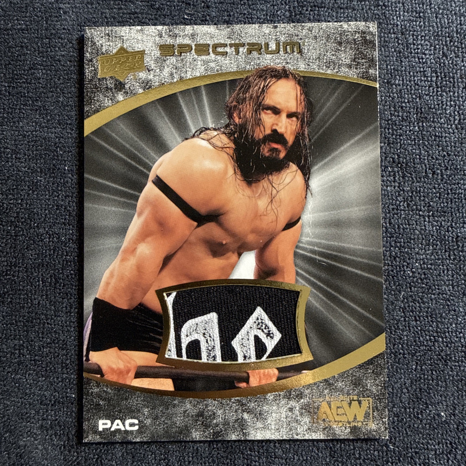 2021 Upper Deck AEW Spectrum Dark Memorabilia /25 Pac #90 