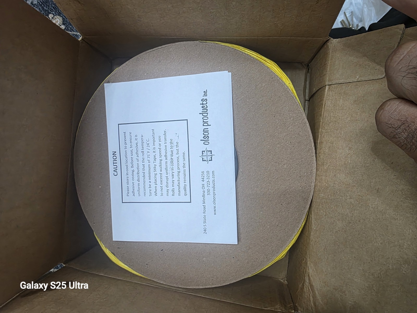 Yellow Sticky Roll 2 Inch Wide By 530 Feet Long Yellow Sticky Roll 2 Inch Wide By 530 Feet Long