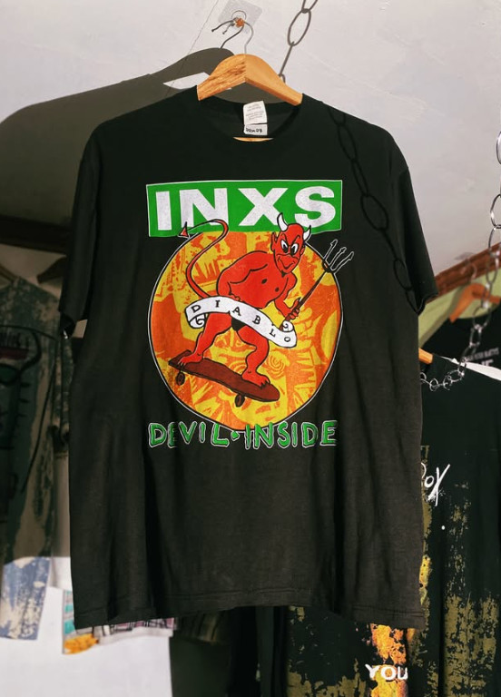 Vintage INXS Band Devil Inside Black For Fans S to 5XL Tee Shirt