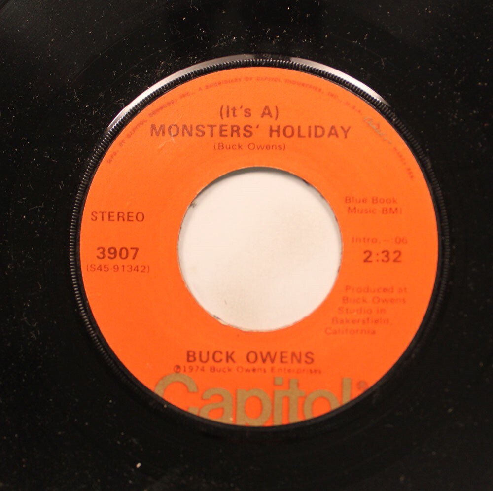 Country Nm 45 Buck Owens - (It\'S A) Monster\'S Holiday / Great Expectations On C