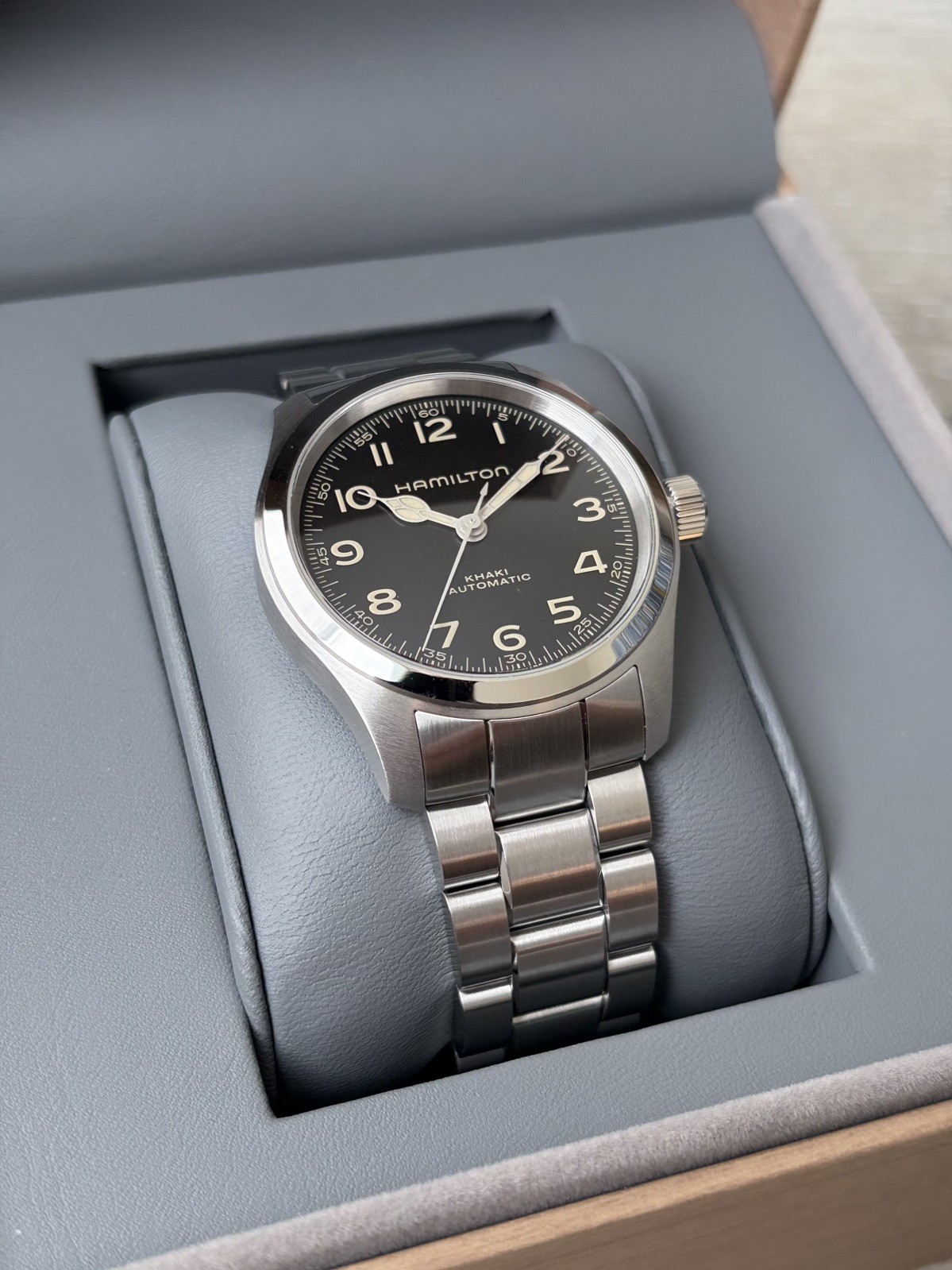 Hamilton Khaki Field Murph Black Dial Automatic 38mm Men\'s Watch H70405130