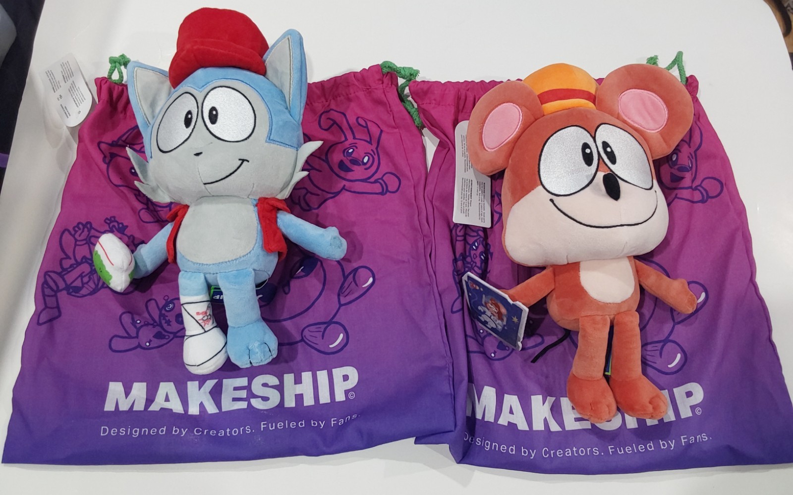 Catching Up - Created By LS Mark x Makeship ; Clay and Rob - Set Of 2