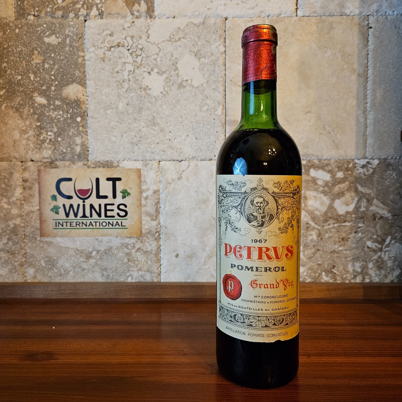 RP 99 pts 1967 Chateau Petrus Pomerol Bordeaux wine, France