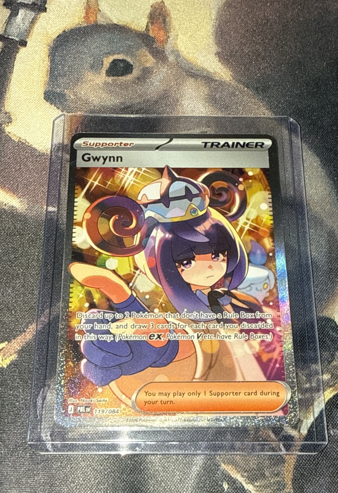 Gwynn 119/084 Me05: Pitch Black Holo