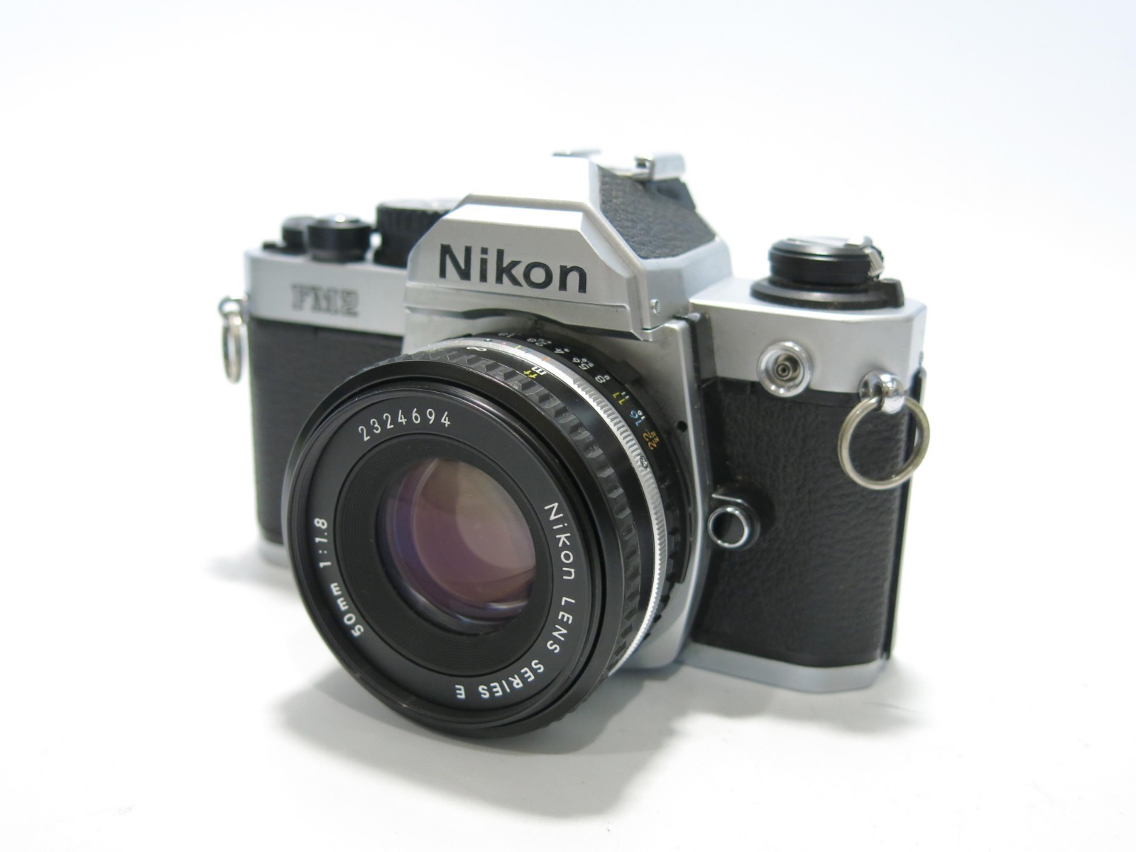 Excellent Nikon FM2 FM2N 35mm SLR Honeycomb Shutter w/ 50mm f1.8 Lens TESTED