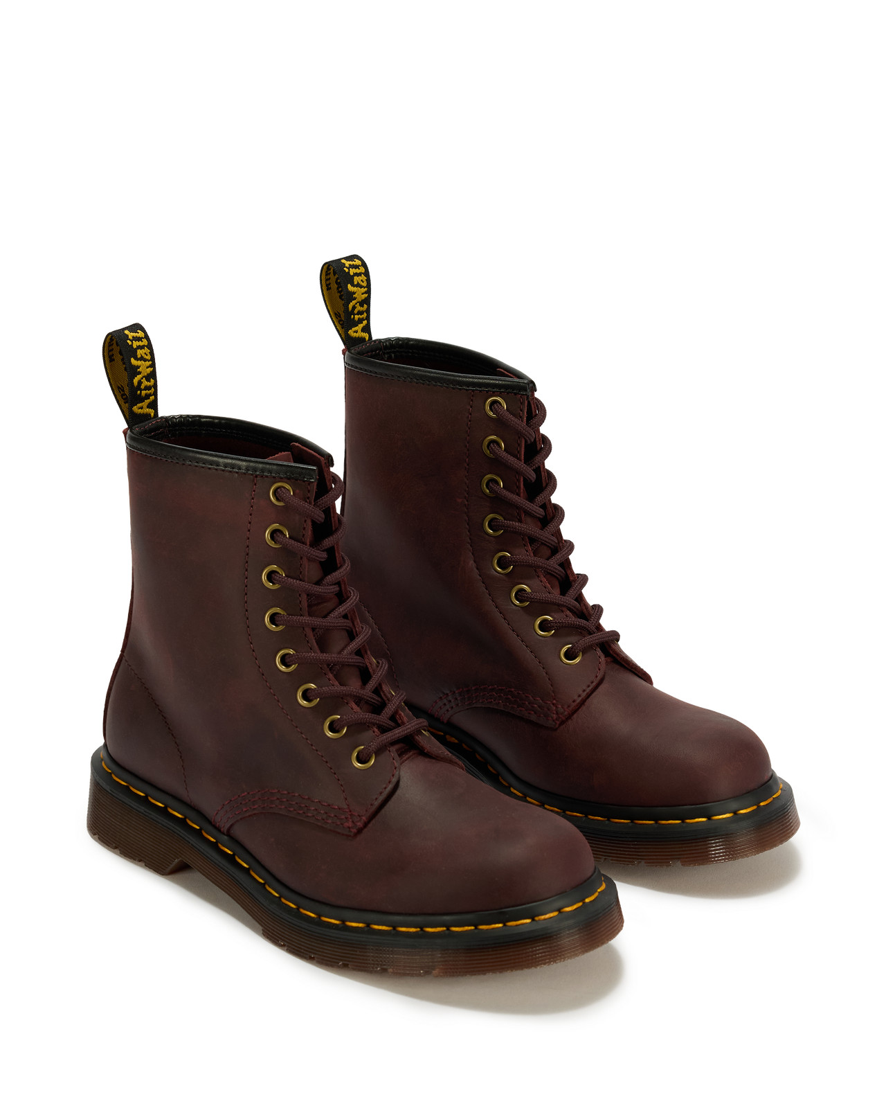 DR. MARTENS CRAZY HORSE 1460 CHERRY RED 11822609 US M-8 | W-9
