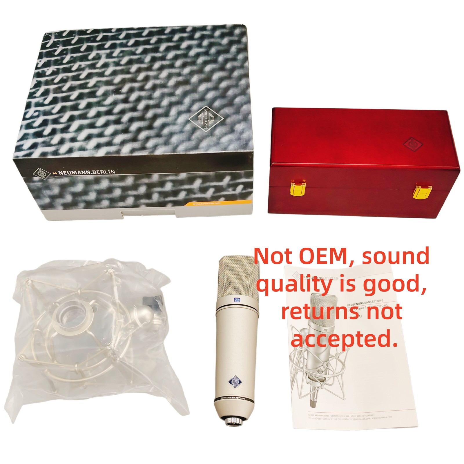 FOR NEUMANN U 87 AI Switch Studio Multipattern Large  Diaphragm Condenser NEW
