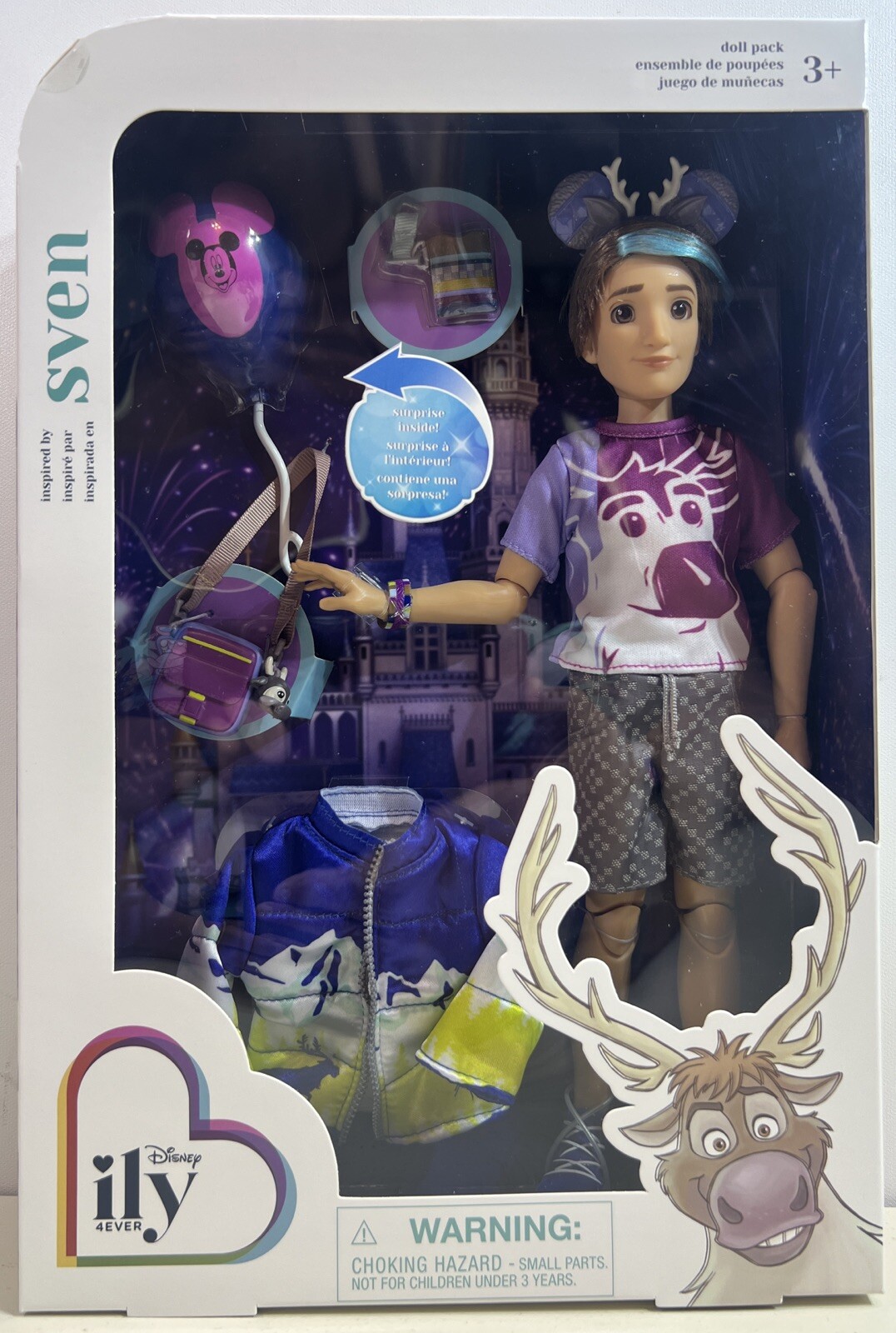 Disney ILY 4 Ever Sven Inspired 11” Doll And Accessories Pack NEW 2024