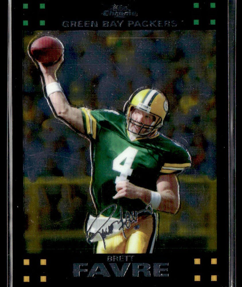 2007 Topps Chrome #TC114 Brett Favre Packers Football Card 2702N