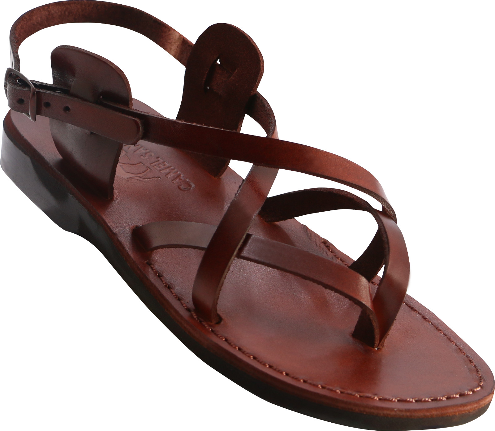 Camel Handmade Jesus Sandal Natural Genuine Leather from Holy Land